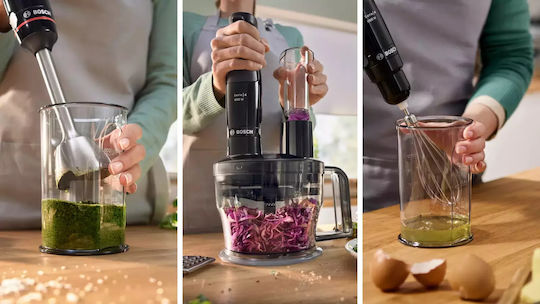Bosch Serie 4 Hand Blenders With Inox Rod 1000W Black