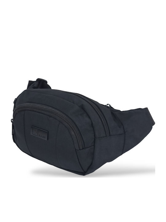 Herren Bum Bag Taille Schwarz