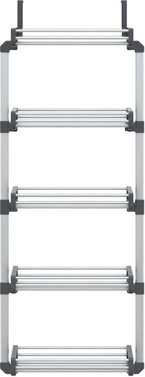 vidaXL Hängendes Metallregal 52x20x135cm Blau