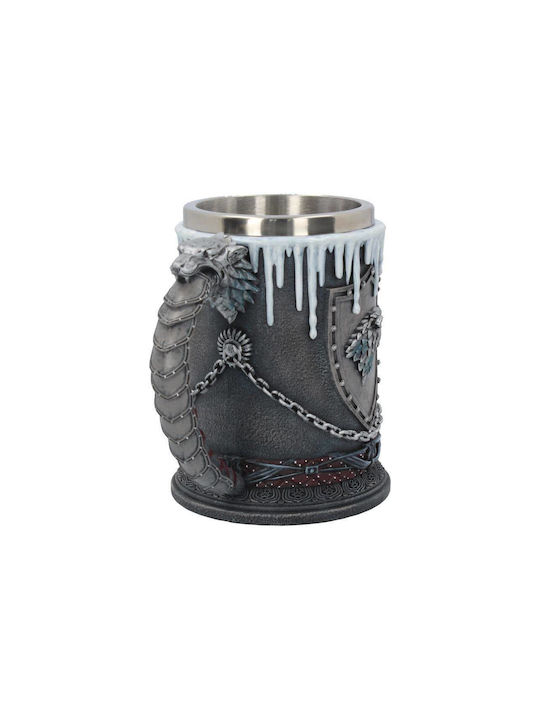 Nemesis Now Glass Beer, μπίρας made of Stainless Steel in Gray Color 620ml 1pcs