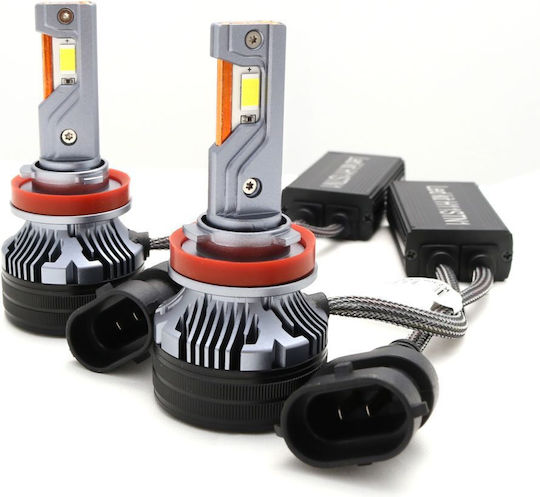 Streetech Lamps Car H11 / H8 / H9 Canbus LED 6000K Cold White 30V 65W 2pcs