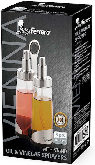 Luigi Ferrero Set de Ulei și Oțet din Oțel Inoxidabil cu Flux 200ml