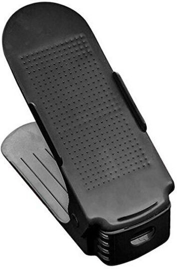 Plastic Shoe Storage Stand in Black Colour 25x10x6cm 12 Pieces
