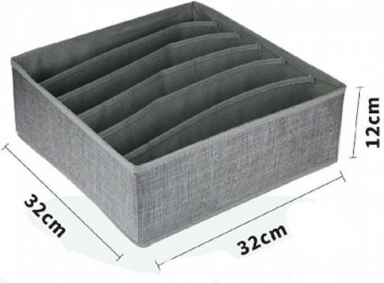 Drawer Organizer in Grey Colour 32x32x12cm 29462