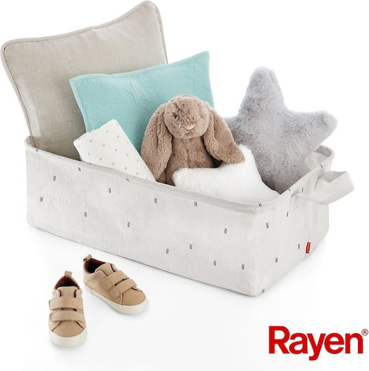 Rayen Υφασμάτινο Organizer Συρταριών Ρούχων σε Γκρι Χρώμα 60x40x20cm