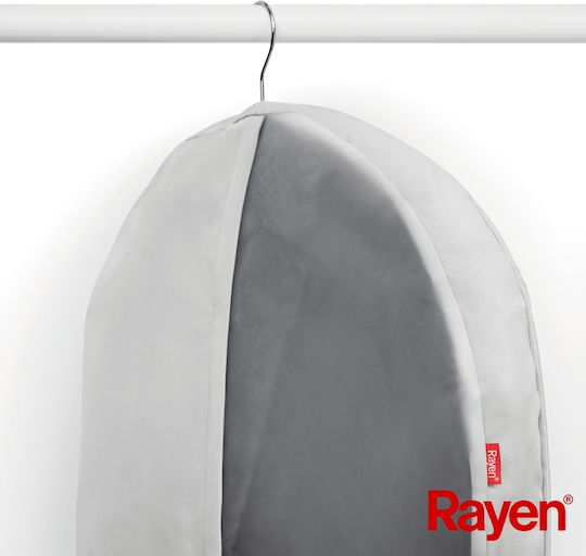 Rayen Fabric Hanging Storage Case For Clothes in White Color 60x135x135cm 1pcs
