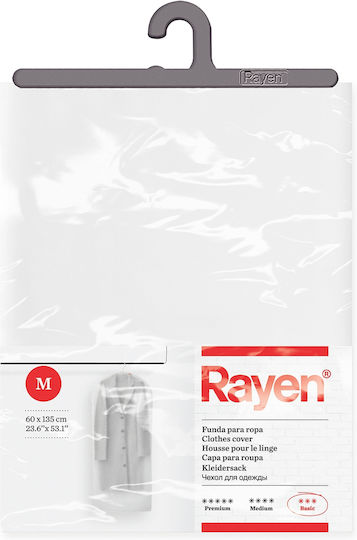 Rayen Plastic Hanging Storage Case For Clothes 60x60x135cm 1pcs