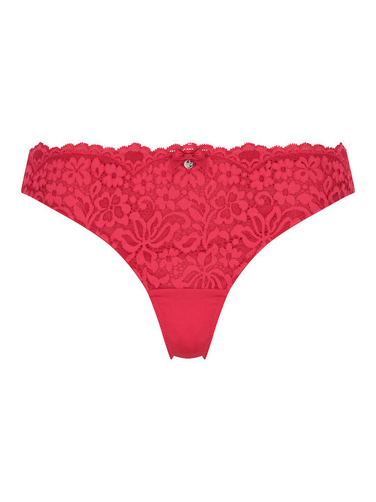 Hunkemöller Women's String with Lace Pink