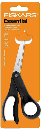 Fiskars Ψαλίδι 21εκ. με Μεταλλική Λεπίδα Μαύρο 1τμχ