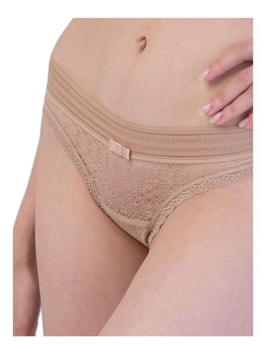 Ysabel Mora Women's String Beige