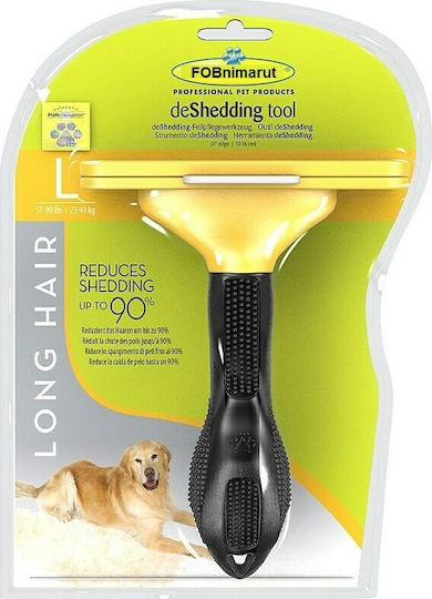 Pet Grooming Hair Care Χτένα Large για Διάφορα Μήκη Τρίχας με Ξυράφι για Απομάκρυνση Τριχών