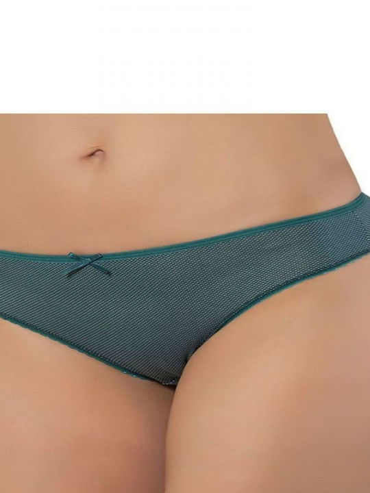 Sexen Βαμβακερά Γυναικεία Slip 2Pack με Δαντέλα ΚΥΠΑΡΙΣΣΙ-ΣΩΜΟΝ