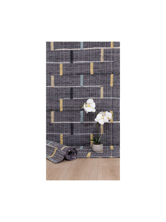 InTheBox Box Rug Rectangular Summer Cotton Blue / Beige