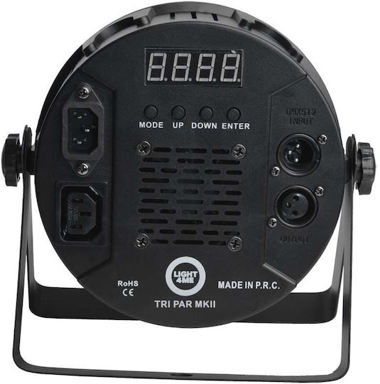 Light4me Φωτορυθμικό Spot LED PAR DMX TRI MKII RGB