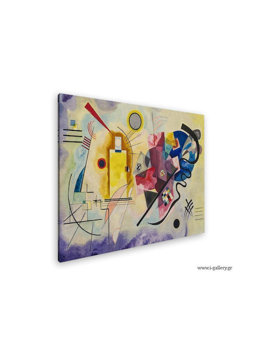 I-gallery Yellow Red Blue Gemälde Kopie von Wassily Kandinsky auf Leinwand 100x70cm