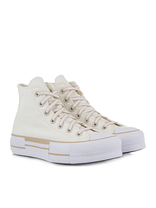 Converse Chuck Taylor All Star Lift Flatforms Adidași Lapte Ovăz