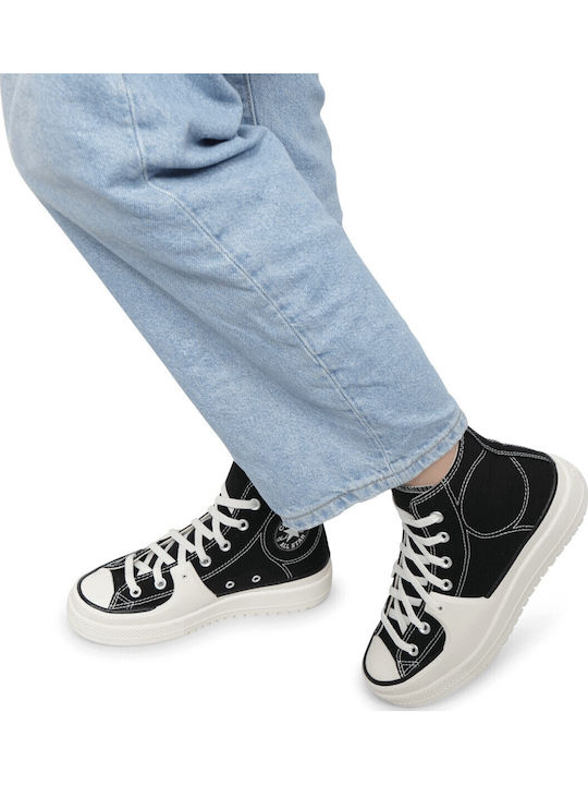 Chuck Taylor All Star Construct Μποτάκια Μαύρα