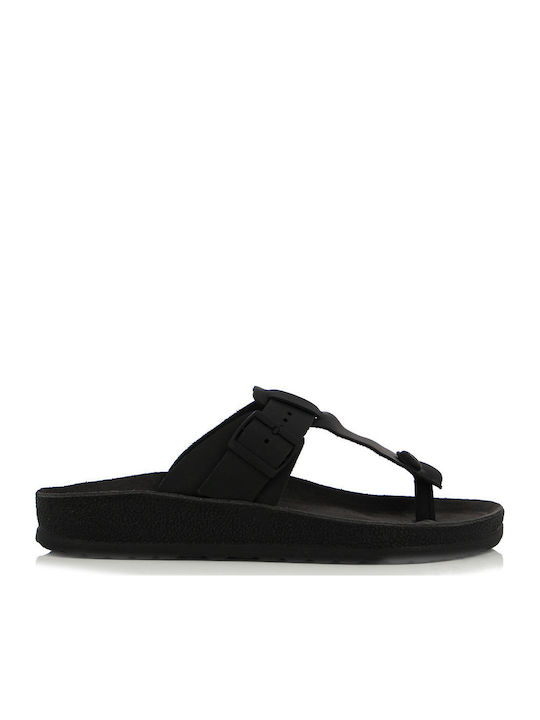 Adonis Leder Herrensandalen in Schwarz Farbe