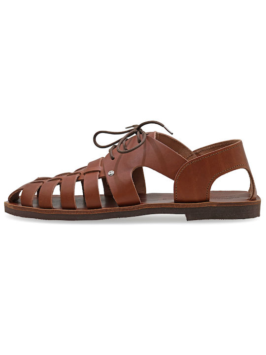 Βάκχος Men's Sandals Brown