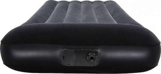 Bestway Inflatable Single Air Mattress with Integrated Electric Pump Twin 188x99x30cm Black
