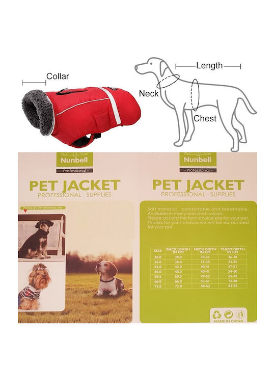 Hundemantel Fleece Schwarz Groß mit Rückenlänge 42 cm.