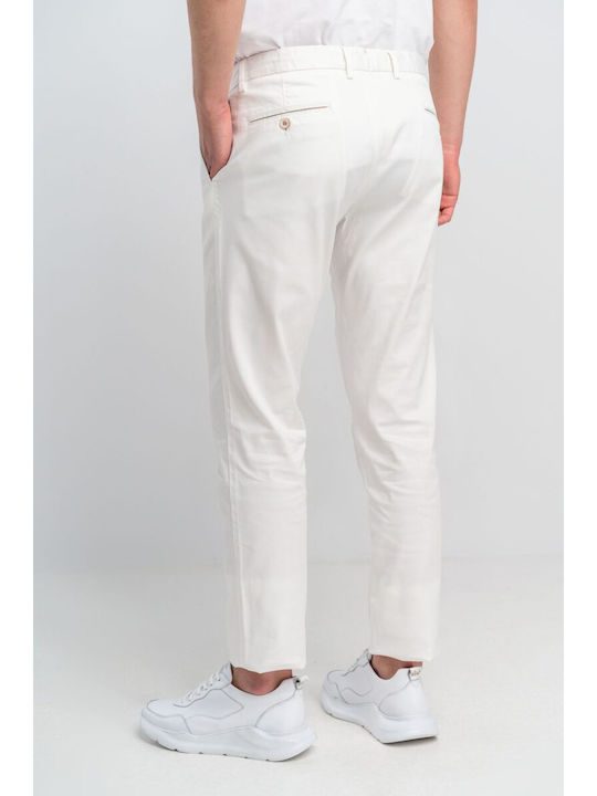 Monte Napoleone Men's Trousers Chino White