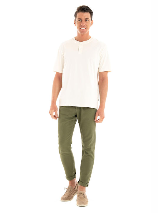 Selected Men's Trousers in Slim Fit Khaki