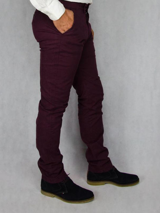 Hose Chino Burgundisch