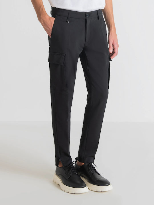 Παντελόνι Chino Ελαστικό σε Skinny Εφαρμογή Μαύρο