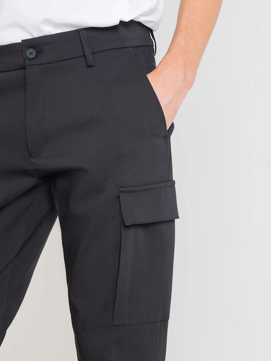 Παντελόνι Chino Ελαστικό σε Skinny Εφαρμογή Μαύρο