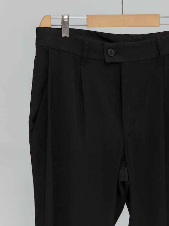 Aristoteli Bitsiani Herrenhose Chino in Lockerer Passform Schwarz