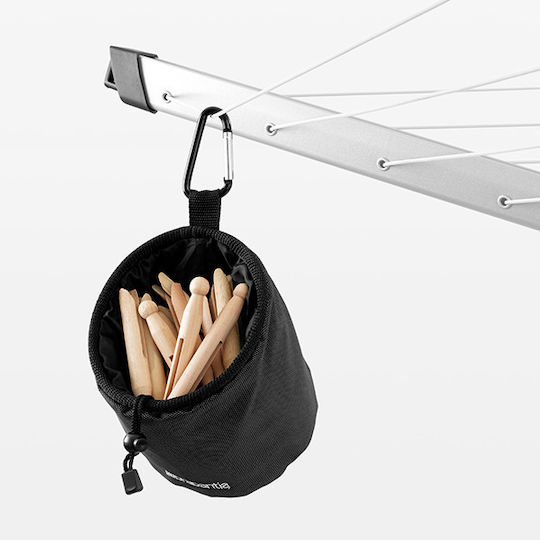 Brabantia Coș pentru cârlige de rufe Negru