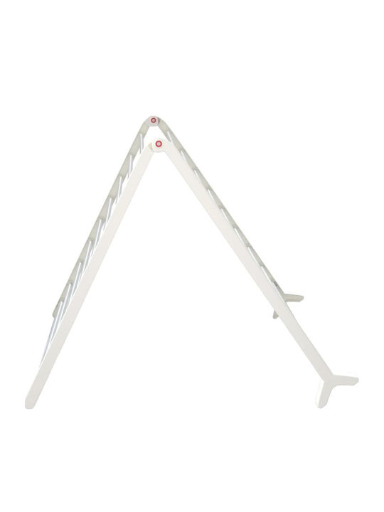 vidaXL Aluminum Folding Floor Clothes Drying Rack with Hanging Length 15.2m