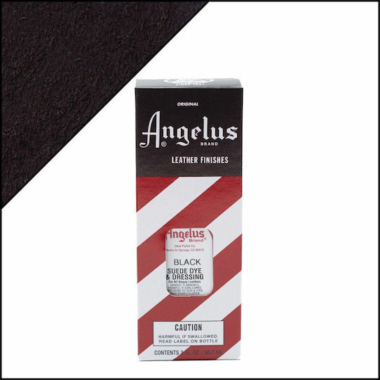 Angelus Liquid Craft Paint Black for Leather 90ml