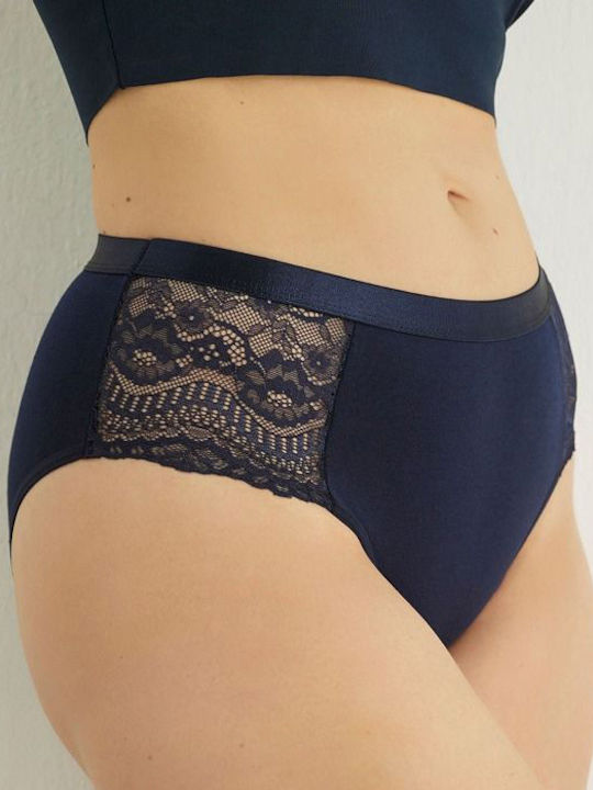 Βαμβακερά Damen Slip MultiPack mit Spitze Schwarz