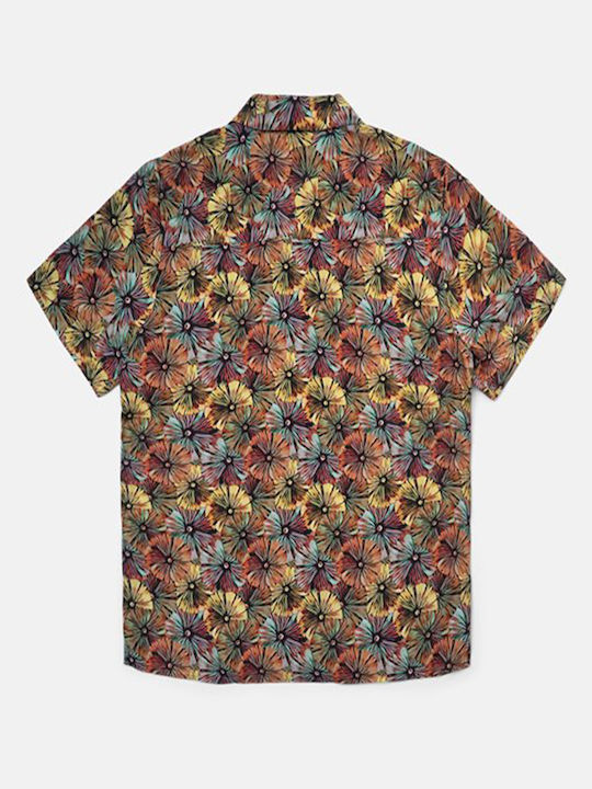 Gabba Christ Resort 2210540004 Men's Shirt Short Sleeve Floral Multicolour