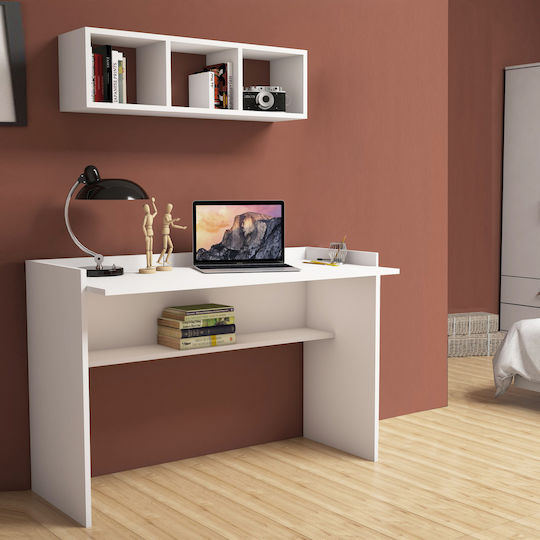 HomeMarkt Σετ Γραφείου 2τμχ Λευκό HM11775.11