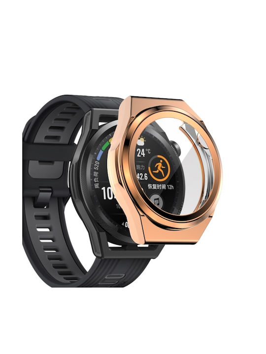 Silikonhülle in Rose Gold Farbe für Huawei Watch GT Läufer
