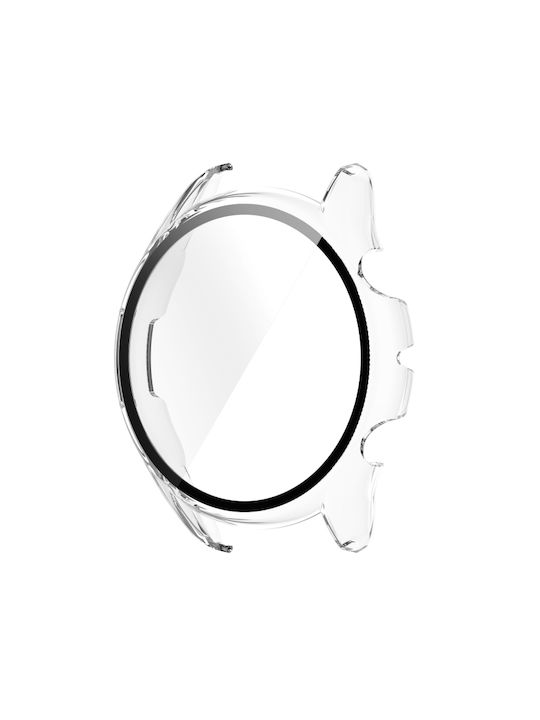 Πλαστική Θήκη με Τζαμάκι Transparent White για το Amazfit GTR 3 / 3 Pro Πλαστική Θήκη με Τζαμάκι Transparent White για το Amazfit GTR 3 / 3 Pro