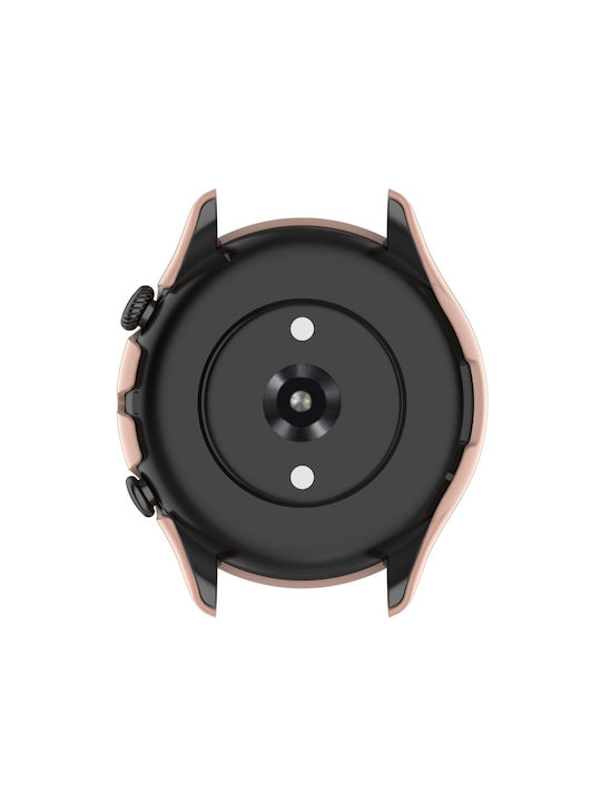 Пластмасов Калъф със Стъкло Cherry Blossom Pink за Amazfit GTR 3 / 3 Pro - Амазфит ГТР 3 / 3 Про