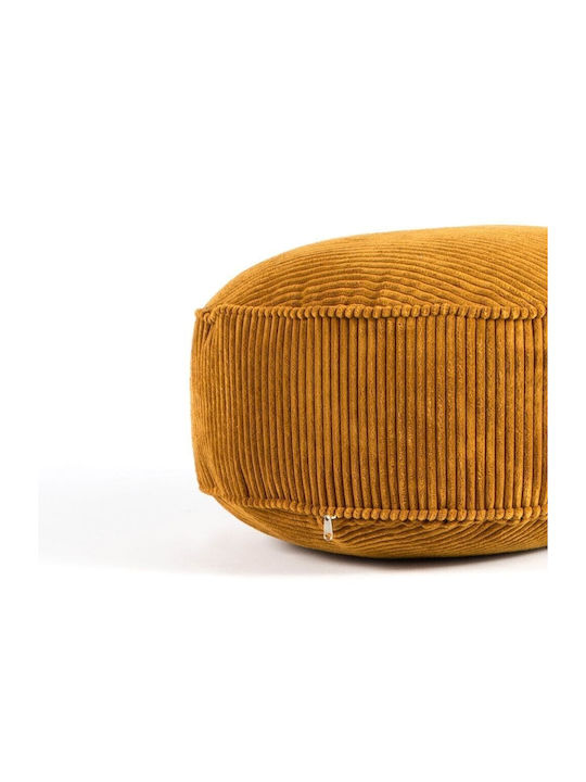 Πουφ Μαξιλάρα Κίτρινη 60x20x20cm