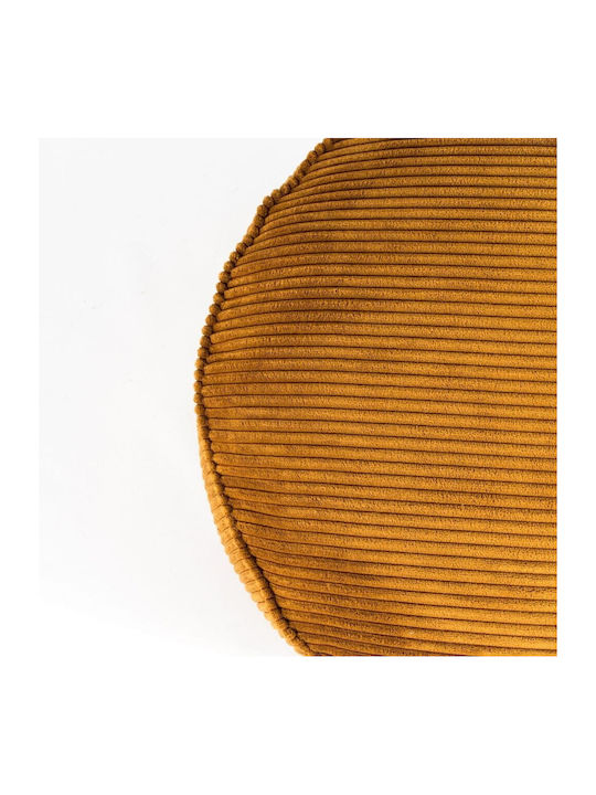 Πουφ Μαξιλάρα Κίτρινη 60x20x20cm