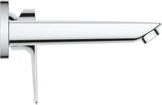 Grohe Bauloop New Σετ Μίκτης & Στόμιο Εντοιχισμού για Νιπτήρα 1 Εξόδου Ασημί