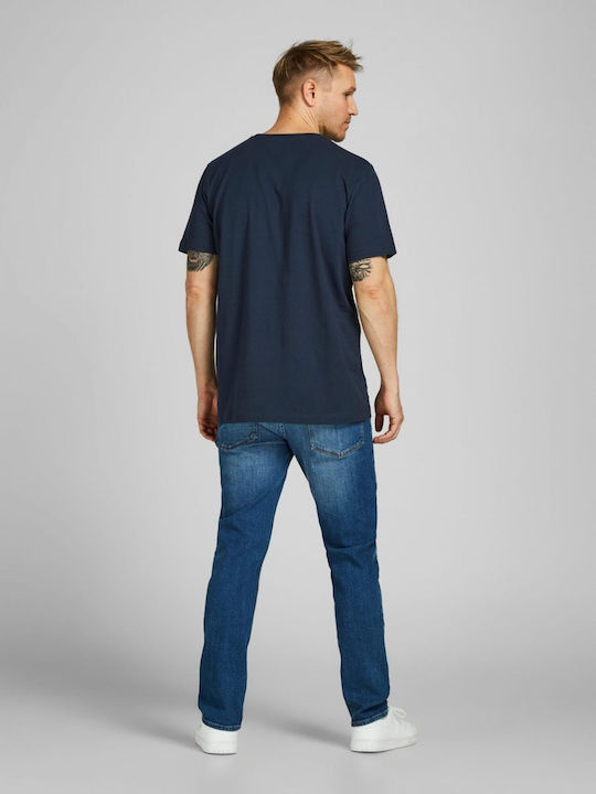 Projekt Produkt Men's Short Sleeve T-shirt Navy Blue