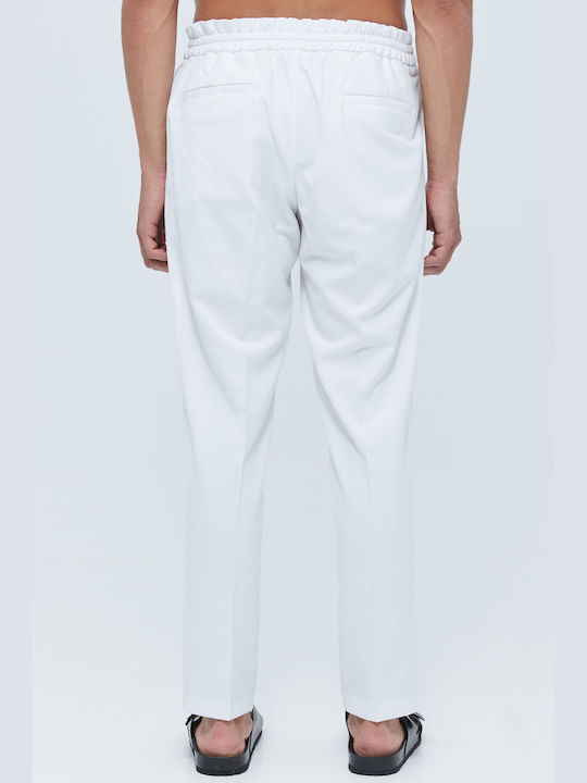 Aristoteli Bitsiani Men's Trousers White