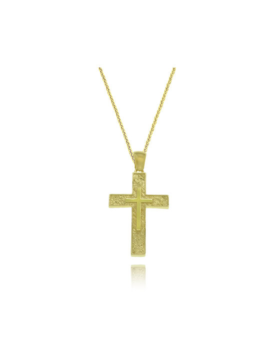 Arapinis Women's Gold Cross 14K with Chain