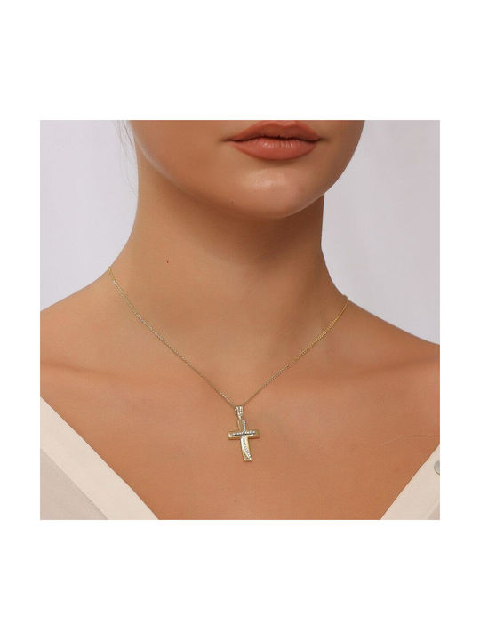 Eforo Femeiesc Aur Cruce 14K