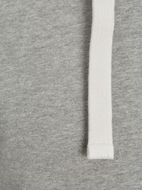 Sweatshirt with Hood Light Grey Melange