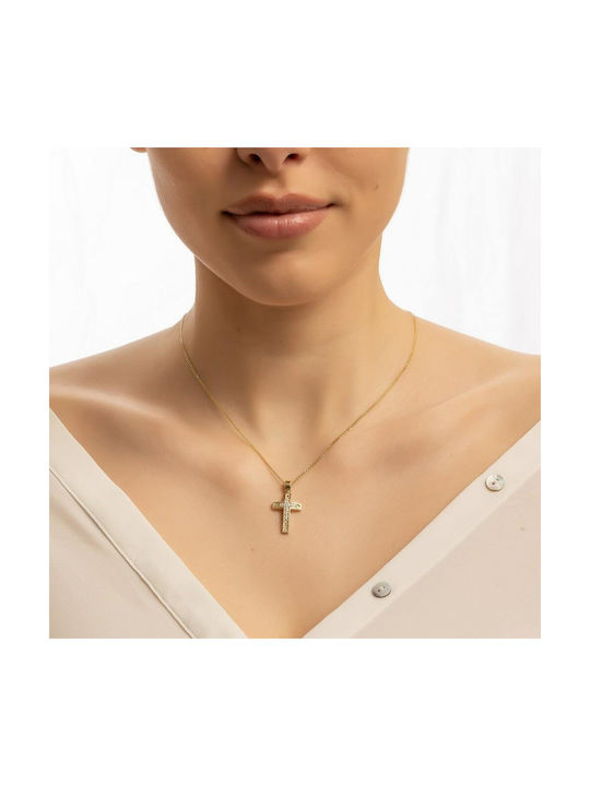 Eforo Femeiesc Aur Cruce 14K