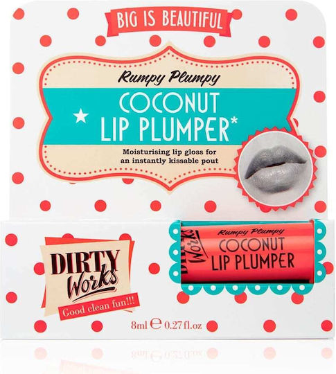 Dirty Works Pucker Up Coconut Lip Prep Skin Care Set for Moisturizing 3pcs